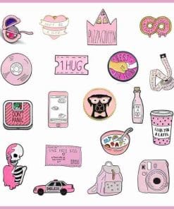 Alternative view of Witch' Brew Pink Frappe Enamel Pin