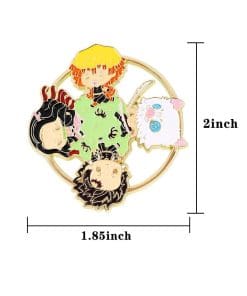 Demon Slayer 'Tanjirou Nezuko Inosuke Kyojuro | Cute' Enamel Pin - Image 4