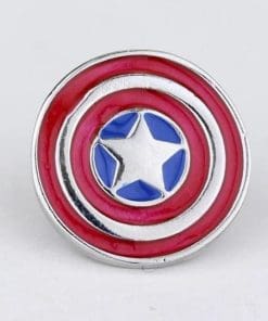 Alternative view of Captain America 'Shield' Enamel Pin