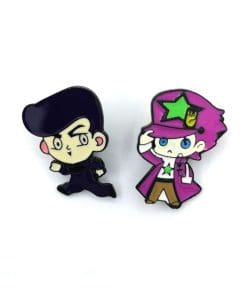 Alternative view of JoJo's Bizarre Adventure 'Jotaru | Star Chibi' Enamel Pin