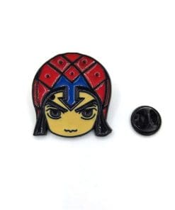 Alternative view of JoJo's Bizarre Adventure 'Guido Chibi Head' Enamel Pin