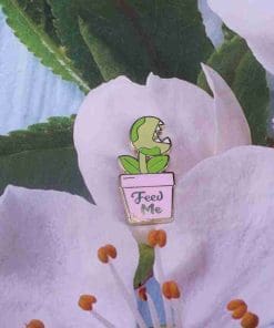 Alternative view of Venus Flytrap 'Feed Me' Enamel Pin