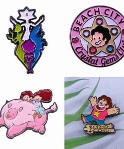 Alternative view of Steven Universe 'Colorful Silhouette' Enamel Pin