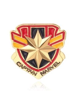Captain Marvel 'Gold Badge' Enamel Pin