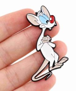 Alternative view of Pinky & The Brain 'Pinky' Enamel Pin