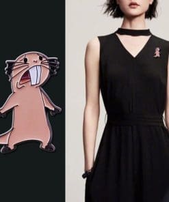 Kim Possible 'Frightened Rufus' Enamel Pin - Image 5