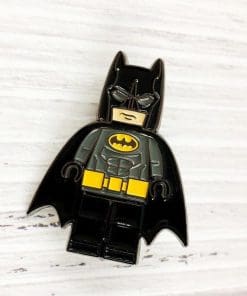 Alternative view of Batman Lego Enamel Pin