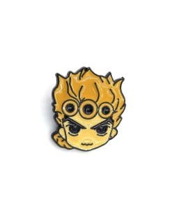 JoJo's Bizarre Adventure 'Giorno Head Chibi' Enamel Pin - Image 4