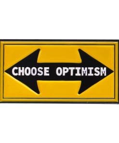 Choose Optimism Enamel Pin