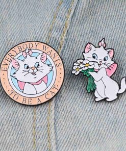 Alternative view of The Aristocats 'Marie | Everybody Wants' Enamel Pin