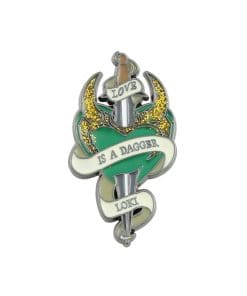 Loki 'Love is A Dagger' Enamel Pin