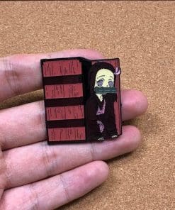 Alternative view of Demon Slayer 'Nezuko from the Box' Enamel Pin