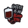 Blood Transfusion 'Coffee is My Blood Type' Enamel Pin