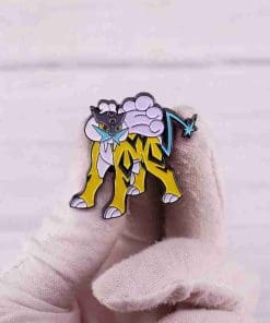 Alternative view of Pokemon 'Raikou' Enamel Pin