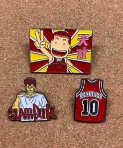 Alternative view of Slam Dunk 'Sakuragi | Peace' Enamel Pin