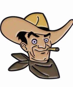 Rangy Cowboy 'Howdy Podner' Enamel Pin