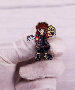 Alternative view of Kingdom Hearts 'Sora' Enamel Pin
