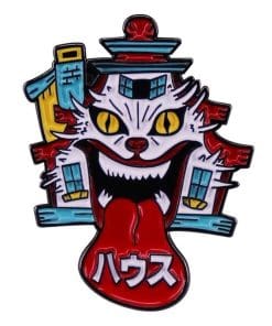Haunted Clown House Enamel Pin