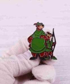 Alternative view of Robin Hood 'Little John' Enamel Pin