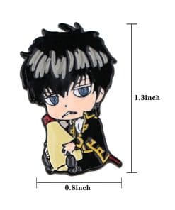 Alternative view of Gintama 'Toshiro Hijikata Chibi' Enamel Pin
