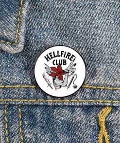 Stranger Things 'Hellfire Club | White' Enamel Pin