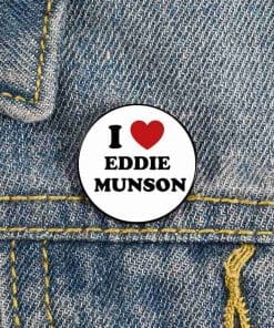 Stranger Things 'I Love Eddie Munson 3.0' Enamel Pin