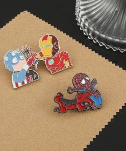 Captain America & Iron Man Chibi Enamel Pin - Image 9