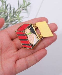Alternative view of Demon Slayer 'Kamado Nezuko in the Box' Enamel Pin