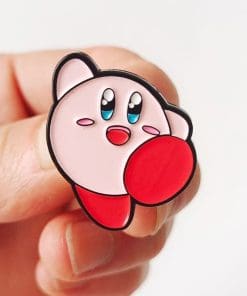 Alternative view of Kirby 'Up High' Enamel Pin