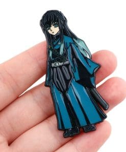Alternative view of Demon Slayer 'Hashibira Inosuke' Enamel Pin