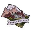 Mountain 'World Builder' Enamel Pin