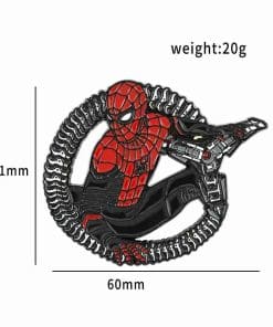 Alternative view of Spiderman 'Doc Octopus Limb' Enamel Pin