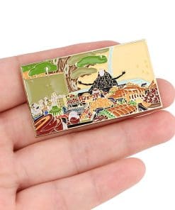 Alternative view of Old Shinigawa 'Mt. Fuji' Enamel Pin