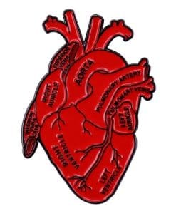 Parts of the Heart Enamel Pin