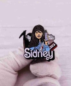 Alternative view of Scream 'Sidney Phone Call' Enamel Pin