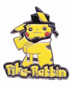 Alternative view of Pokemon 'Pikachu x Robbin' Enamel Pin