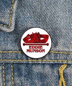 Stranger Things 'Eddie 'Funny Geek' Enamel Pin