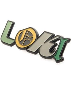 Loki 'Name Tag' Enamel Pin
