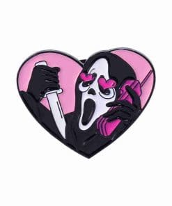 Scream 'Flashy Heart Eye' Enamel Pin