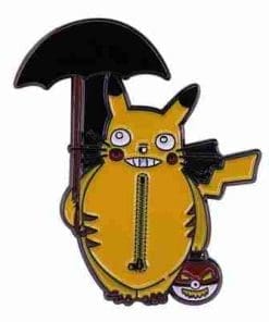 Pokemon 'Pikachu x Totoro Umbrella' Enamel Pin