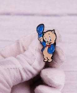 Alternative view of Looney Tunes 'Porky Pig' Enamel Pin