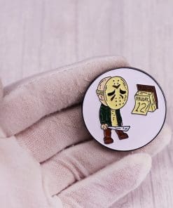 Alternative view of Friday the 13th 'Jason | Friday 12' Enamel Pin