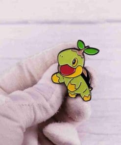Alternative view of Pokemon 'Turtwig' Enamel Pin