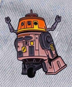Alternative view of Robot 'St*r Wars C1-10P' Enamel Pin