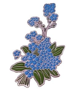 Hydrangea Flower Enamel Pin