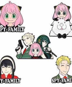 Alternative view of Spy x Family 'Cute Anya and Bond' Enamel Pin