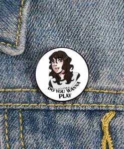 Stranger Things 'Eddie | Do You Wanna Paly' Enamel Pin