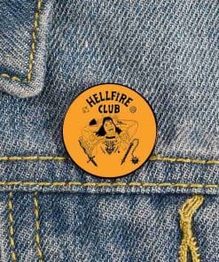 Stranger Things 'Hellfire Club | Orange' Enamel Pin