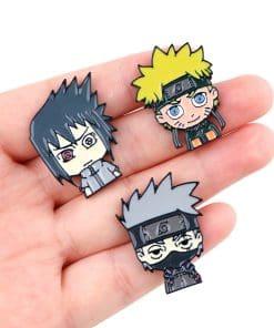Alternative view of Naruto 'Kakashi Cute Chibi' Enamel Pin