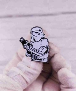 Alternative view of Stormtrooper St*r Wars Enamel Pin